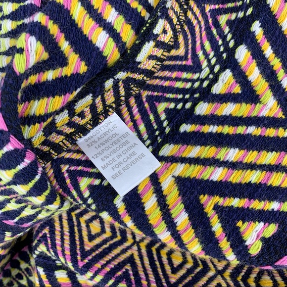 Full Circle Skirt in Bold Colors and Geometric Print - Picture 11 of 14